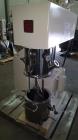 Used 15 Liter Hongyun Vacuum, Jacketed Double Planetary PowerMixer, Stainless Steel Model DLH-15. 15 Liter working capacity. Stainless Steel construction. 12