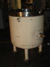 Used Fryma Model 400 Vacuum Mixer.  Includes (2) jacketed mixing tanks measuring 33.25