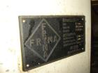 Used Fryma Model 400 Vacuum Mixer.  Includes (2) jacketed mixing tanks measuring 33.25