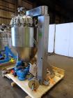 Used Hellmich Reactor, 105 Gallon, 316 Stainless Steel, Vertical.