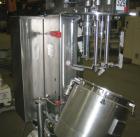 Used Fryma Triple Shaft Vacuum Mixer, Model VME-20, stainless steel. 38 liter total capacity, 20 liter working capacity, internal rated -1 bar (vacuum internal) at 95 deg C, jacket rated 4 bar (58 ps...