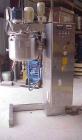 Used Fryma Vacuum Processing Intensive Mixer, Model VME-150, 50 liter (13.2 gallon).  Internal rated 1 bar, vac @ 150 deg C.  Jacket rated 4 bar at 150 deg C.  Has sweep blade, disperser and dissolve...