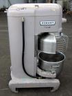 Used Hobart All Purpose Mixer, Model H-600, 60 Quart Capacity (15 Gallon). (4) Fixed speeds. Includes a wire stainless steel bowl guard, manual bowl lift, (1) 18” diameter x 16” deep 304 stainless st...