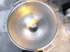Used Hobart All Purpose Mixer, Model H-600, 60 Quart Capacity (15 Gallon). (4) Fixed speeds. Includes a wire stainless steel bowl guard, manual bowl lift, (1) 18” diameter x 16” deep 304 stainless st...