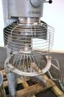 Used Hobart All Purpose Mixer, Model V1401, 140 Quart Capacity. (4) Fixed speeds with timer, approximate agitator rpm 46, 80, 150, and 265. Includes a wire stainless steel bowl guard, power bowl lift...