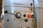 Used Hobart All Purpose Mixer, Model V1401, 140 Quart Capacity. (4) Fixed speeds with timer, approximate agitator rpm 46, 80, 150, and 265. Includes a wire stainless steel bowl guard, power bowl lift...
