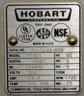 Used Hobart Model V-1401 All Purpose Mixer, 140 Quart Capacity.