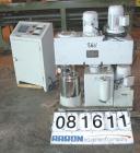 USED: Hong Yun Machinery planetary Powermix, model DLH-2. Mixing capacity of .75 to .50 gallons, total capacity of .6 gallons, 304 stainless steel. Jacketed mix can 6-3/4