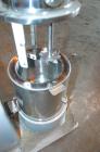 USED: Hong Yun Machinery planetary Powermix, model DLH-2. Mixing capacity of .75 to .50 gallons, total capacity of .6 gallons, 304 stainless steel. Jacketed mix can 6-3/4