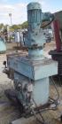 Used Inoue double planetary mixer, model PLM-V-50-V, stainless steel. Approximately 15 gallon. Driven by a 3.7 kw, 3/60/460 volt motor. Includes an 18 1/2