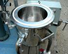 USED: Jaygo Dual Shaft Variable Speed Mixer, model DSVS 1/0.5, 316 stainless steel. Change can design. 2 gallon working capacity, 3.5 total. (1) 10-1/2