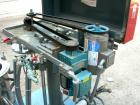 USED: Jaygo Dual Shaft Variable Speed Mixer, model DSVS 1/0.5, 316 stainless steel. Change can design. 2 gallon working capacity, 3.5 total. (1) 10-1/2