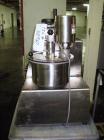 Used Key High Shear Granulating Mixer, Model KG5, Stainless Steel. (3) Bowls, top mounted chopper, on base. Serial# J1-2902.