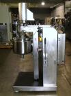Used Kreiger Triple Shaft Vacuum Mixer, Model Molto Mat MMU-20, Stainless Steel. 23 Liter total capacity, 20 liter working capacity, dual motion agitator with side wall scrap and inner opposing paddl...