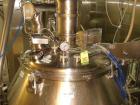 Used Niro Fielder High Shear Granulating Mixer, Model PMA-1200, 316 stainless steel construction, 50 kw DC main impeller, 0-140 rpm, 22/15 kw DC chopper, 3600/1800 rpm, jacketed bowl rated 2 bar at 8...