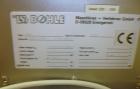 Used L.B. Bohle Mini High Shear Granulator, Model BMG, Stainless Steel. 4/1/.5/.25 liter bowls with associated mixing and chopper blades, approximately 1 kw main drive, .095 kw chopper with computer.