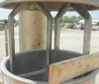 Used Ross Double Planetary Mixer, model HDM100, 304 stainless steel. 10-100 gallon working capacity. 34 1/2'' diameter x 28'' deep carbon steel jacketed can, rated internal FV, jacket 90 psi at 331 d...