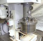 Used Premier Mill Prem-A-Mix ESD Dual Shaft Disperser, model ESD/1/2, 316 stainless steel. 2 Gallon working capacity, 2-3/4 total. Stainless steel jacketed mixing can 10-1/2