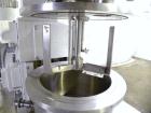 Used Premier Mill Prem-A-Mix ESD Dual Shaft Disperser, model ESD/1/2, 316 stainless steel. 2 Gallon working capacity, 2-3/4 total. Stainless steel jacketed mixing can 10-1/2