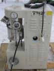 Used Premier Lab Size Vacuum Double Planetary Mixer, Model PLM 1.5, 316 stainless steel. Mixing capacity 1.40 liter (0.38 gallon), total 1.73 liter (0.46 gallon). Orbital speed 12-47 rpm, stirrers 33...