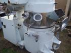 USED: Premier model PLM-360 planetary mixer. 100 gallon capacity, 360 liter, stainless steel construction. Double planetary blade design. Varispeed drive, 460 volt. Has a provision for a scraper blad...