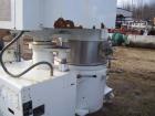 USED: Premier model PLM-360 planetary mixer. 100 gallon capacity, 360 liter, stainless steel construction. Double planetary blade design. Varispeed drive, 460 volt. Has a provision for a scraper blad...