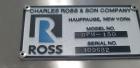 Used- Ross 150 Gallon Stainless Steel Double Planetary Mixer