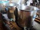 Used- Ross 40 Gallon Stainless Steel Triple Shaft Change Can Vacuum Mixer