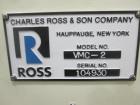 Used- Ross VMC-2 Triple Shaft (tri-shaft) Versamixer Mixer. 316 stainless steel construction. Vacuum capable. 2 gallon jacke...