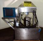 Used- Stainless Steel Scott Turbon Mixer, 6 Gallon, Triple Action