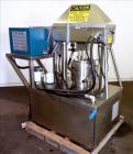 Used- Stainless Steel Scott Turbon Mixer, 6 Gallon, Triple Action