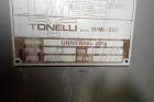 Used- Tonelli Universal 2000 U3600 Vertical Planetary Dough Mixer