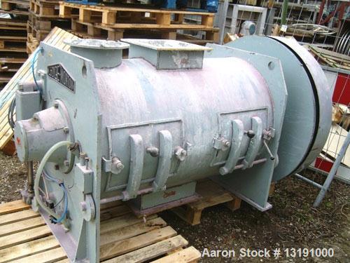 Unused-Lodige-Morton plow mixer, model FKM600D-2Z. Material of construction is stainless steel on product contact parts. Approximate 21 cubic feet (600 liter) total capacity, 14 cubic feet (400 liter...