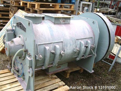 Unused-Lodige-Morton plow mixer, model FKM600D-2Z. Material of construction is stainless steel on product contact parts. App...