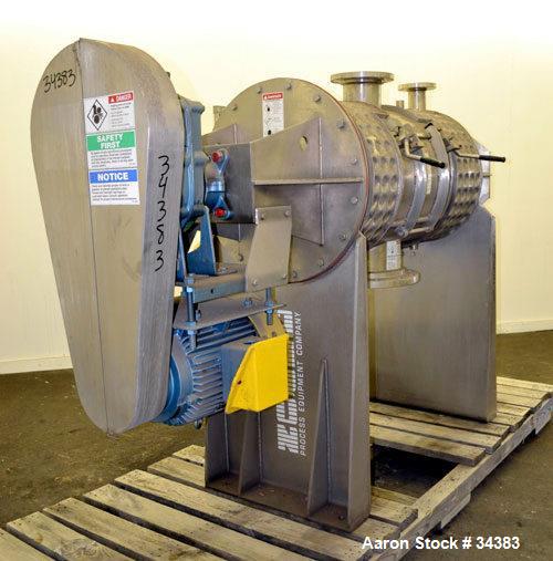 Unused- Stainless Steel Aaron Process Equipment Plow Mixer.