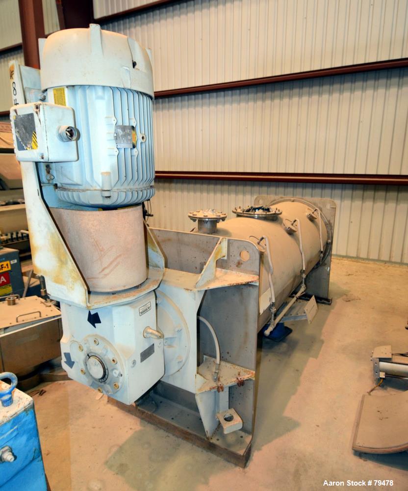 Used American Process TD-24 Mixer - 24 Cu. Ft. Capacity, Fixed Plows