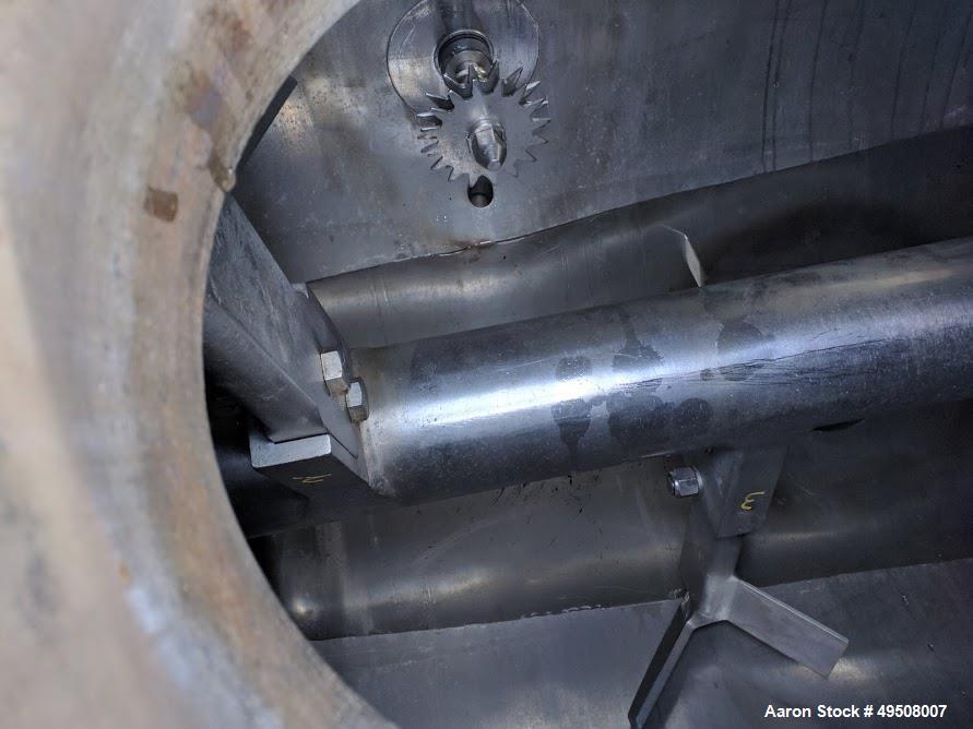 Used Littleford Mixer, Model DVT600, 600 Liter, Stainless Steel.