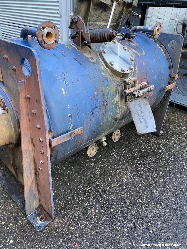 Used Drais Plow Mixer/Dryer, Type T 1200-FM1