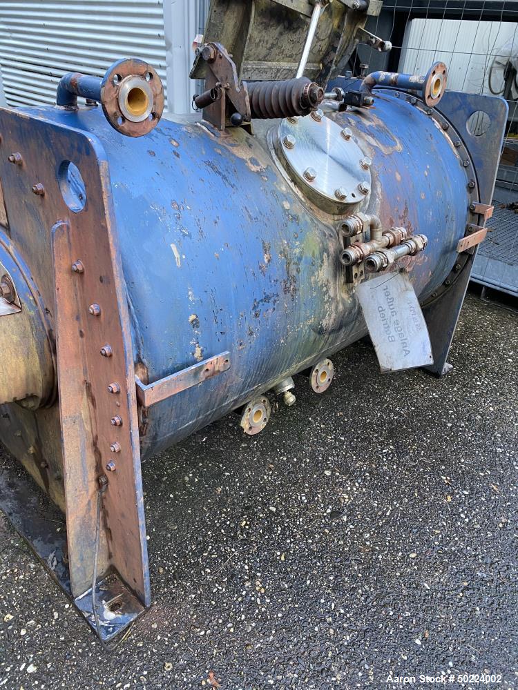 Used- Drais Plow Mixer/Dryer, Type T 1200-FM1