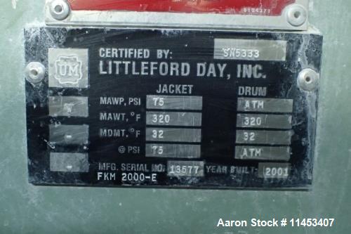 Used- Littleford Mixer