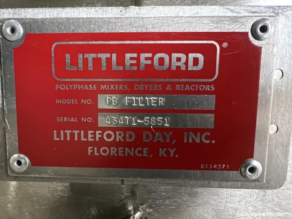 Littleford Day Batch Type Plow Mixer / Vacuum Dryer, Model FKM2000E