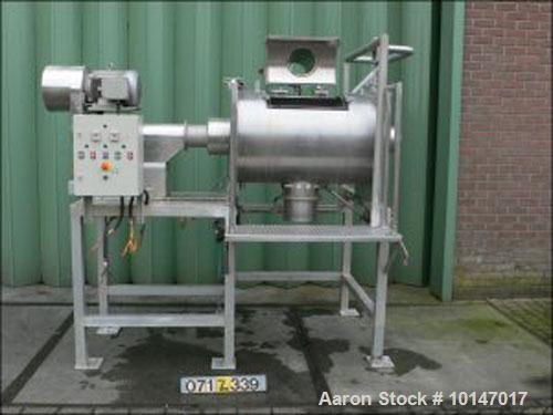 Used- Stainles Steel Fairfield Dalton Powder Turbo Mixer. T-arms,79 gallon 