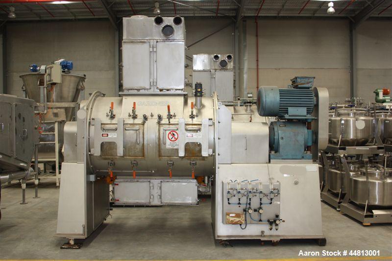 Used Gardner High Speed Plough Shear Mixer, Model PE1500