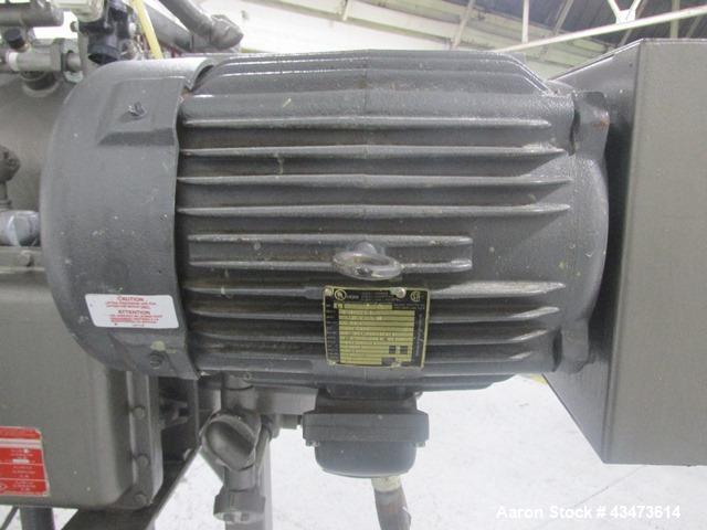 Used Littleford Mixer, Model FM130D. Stainless steel construction 4.6 cubic feet total, 2.8 cubic feet working capacity, jacketed for 75 psi at 320 degrees F. with main shaft motor and chopper motor,...