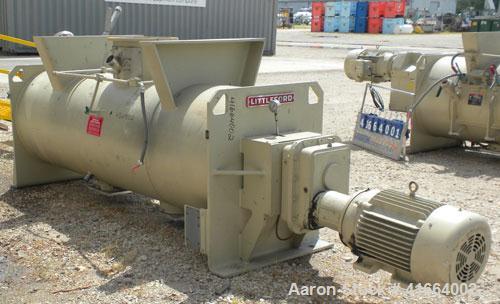 Used Stainless Steel Littleford Batch Type Plow Mixer, Model FKM1200D