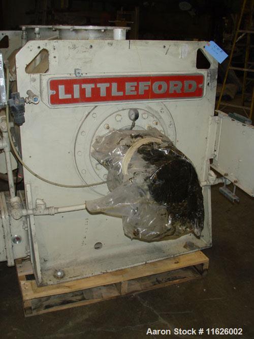 Used-Littleford FKM-1200-E stainless steel jacketed plow mixer. Capacity of 1200 liters or 43 cubic feet. Interior and all p...