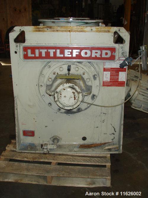 Used-Littleford FKM-1200-E stainless steel jacketed plow mixer. Capacity of 1200 liters or 43 cubic feet. Interior and all p...