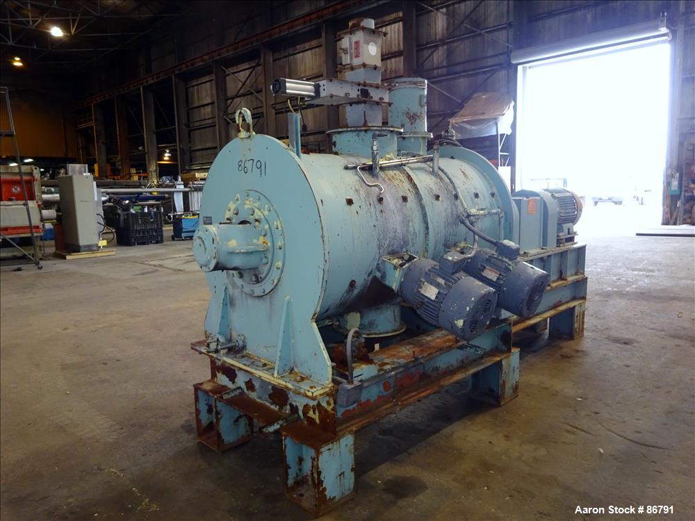 Used Littleford Plow Mixer, Model FKM-1200-E, Carbon Steel. 26.1 Cubic feet wor