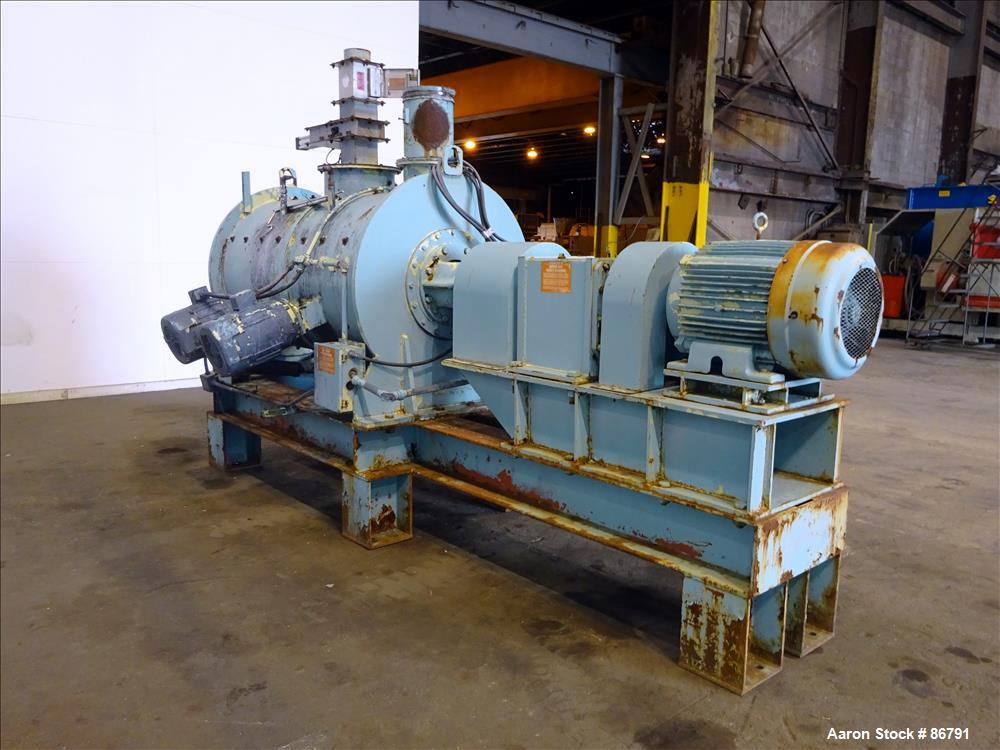 Used Littleford Plow Mixer, Model FKM-1200-E, Carbon Steel. 26.1 Cubic feet wor