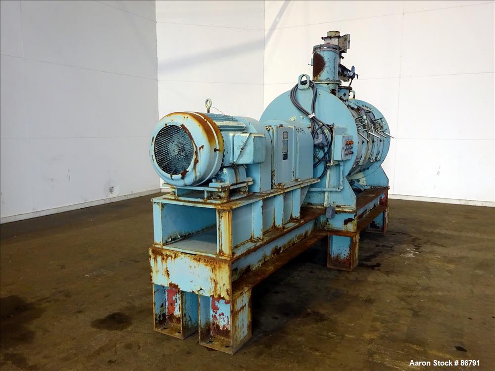 Used- Littleford Plow Mixer, Model FKM-1200-E, Carbon Steel. 26.1 Cubic feet wor